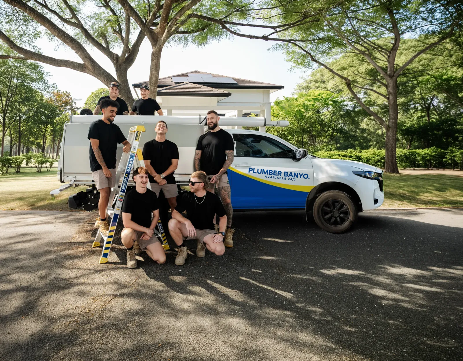 Plumber Banyo team and ute